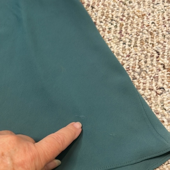 Olivaceous Teal Green Cut Out Halter Top. Small - Picture 8 of 10